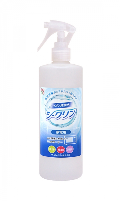 アルカリイオン洗浄水「シークリン」（家電品用）500ml