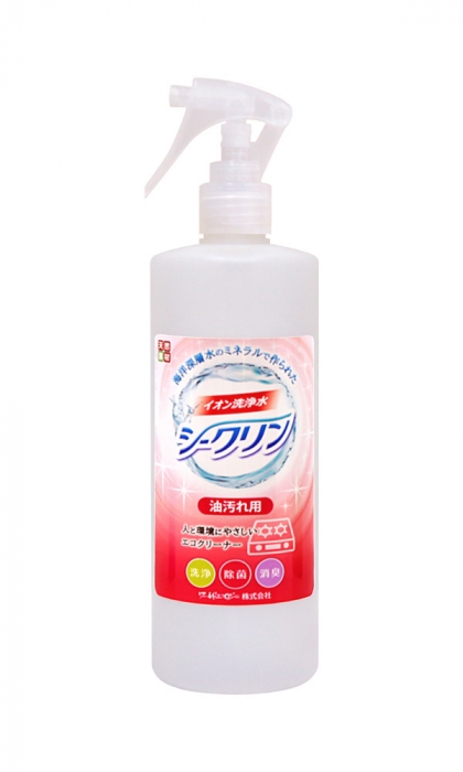 アルカリイオン洗浄水「シークリン」（油汚れ用）500ml